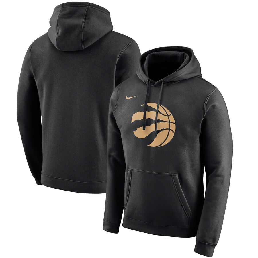 NBA Toronto Raptors Nike 201920 City Edition Club Pullover Hoodie Black->dallas mavericks->NBA Jersey